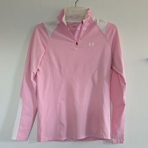 Under Armour Breast Cancer Awareness Long Sleeve Pink Quarter-Zip Pullover